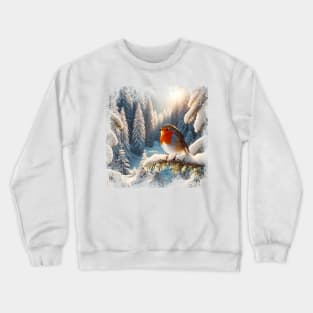 Christmas Robin Crewneck Sweatshirt